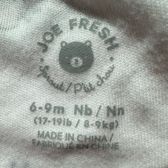 Joe Fresh 6-9M Girls 2PC Outfit - Onesie & Overalls - Picture 5 of 5